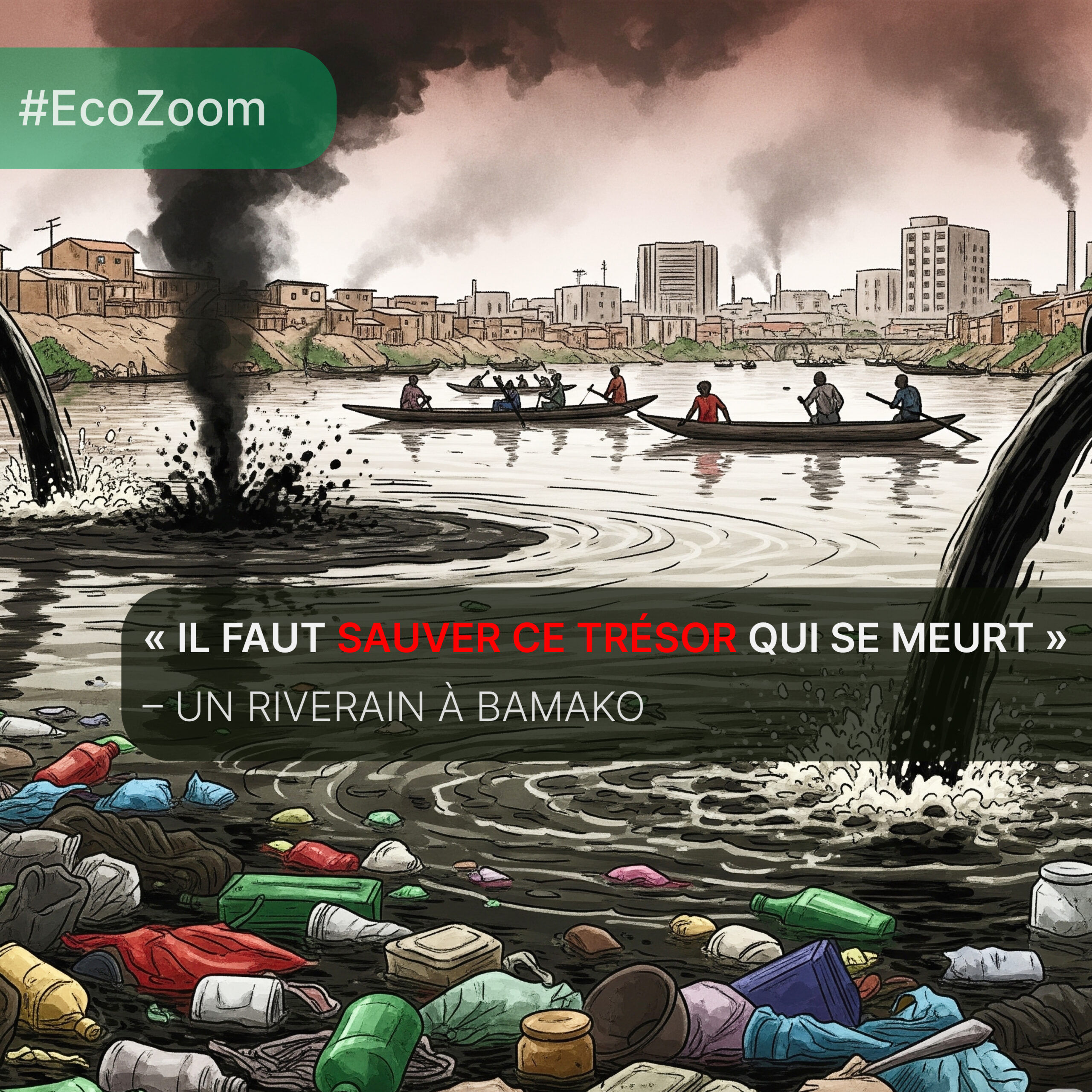 Pollution du fleuve Niger au Mali : un signal d’alarme pour l’environnement ouest-africain
