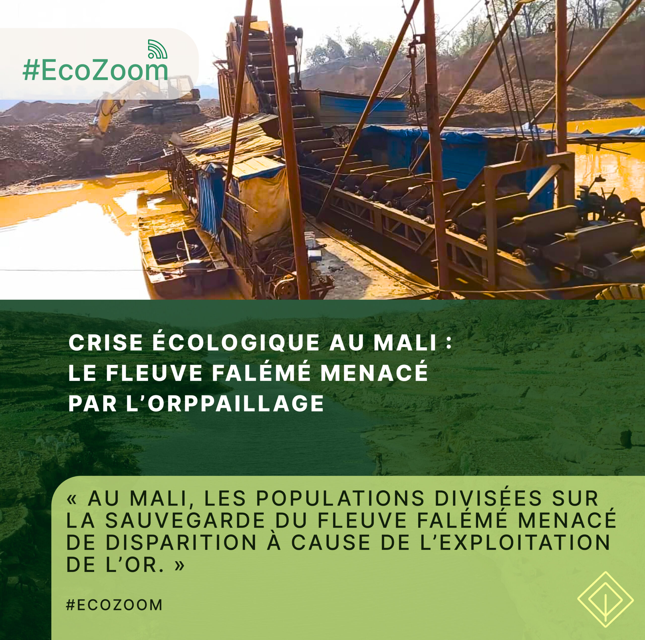 Crise écologique au Mali : le fleuve Falémé menacé par l’orpaillage – Alerte pollution et sécurité hydrique