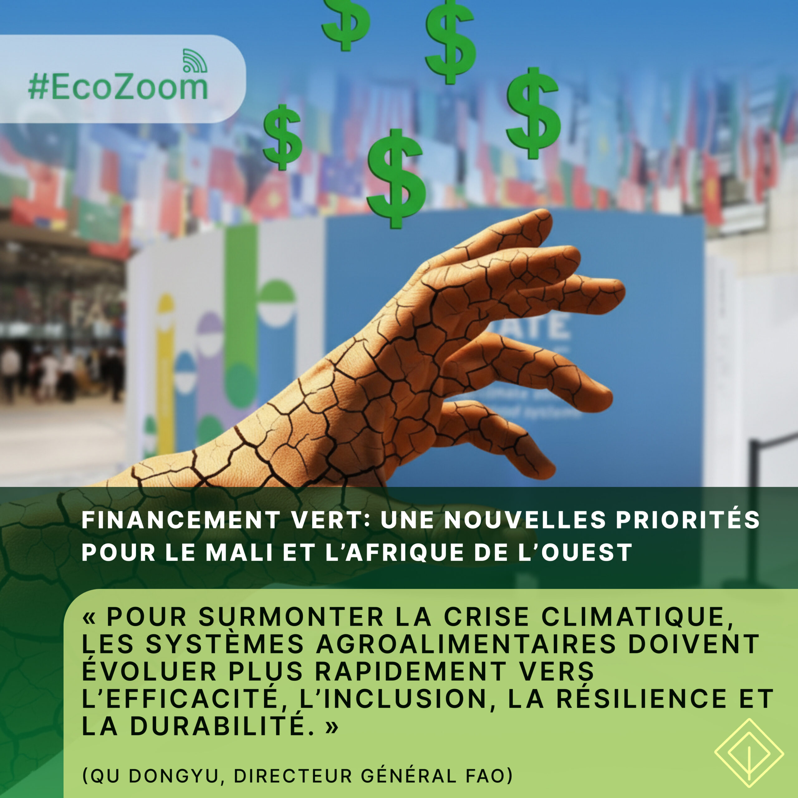 Climat : Semaine mondiale du financement vert et nouvelles priorités pour le Mali et l’Afrique de l’Ouest