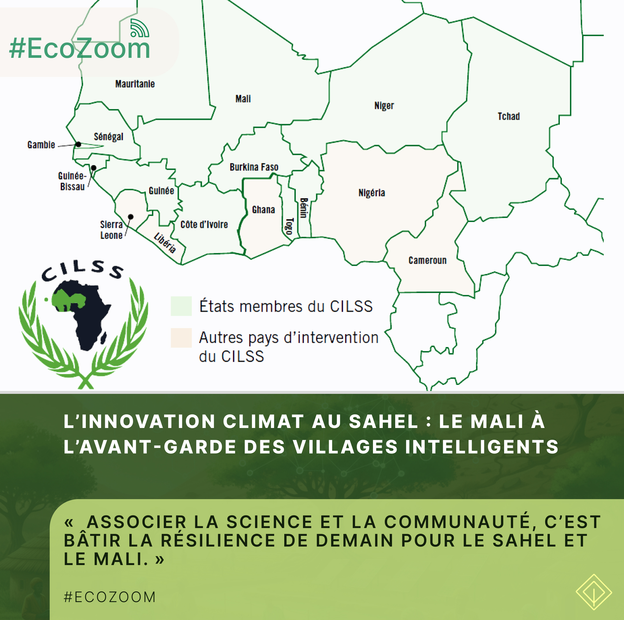 Adaptation climatique au Sahel : INSAH actualise ses actions pour le Mali et la région désertique