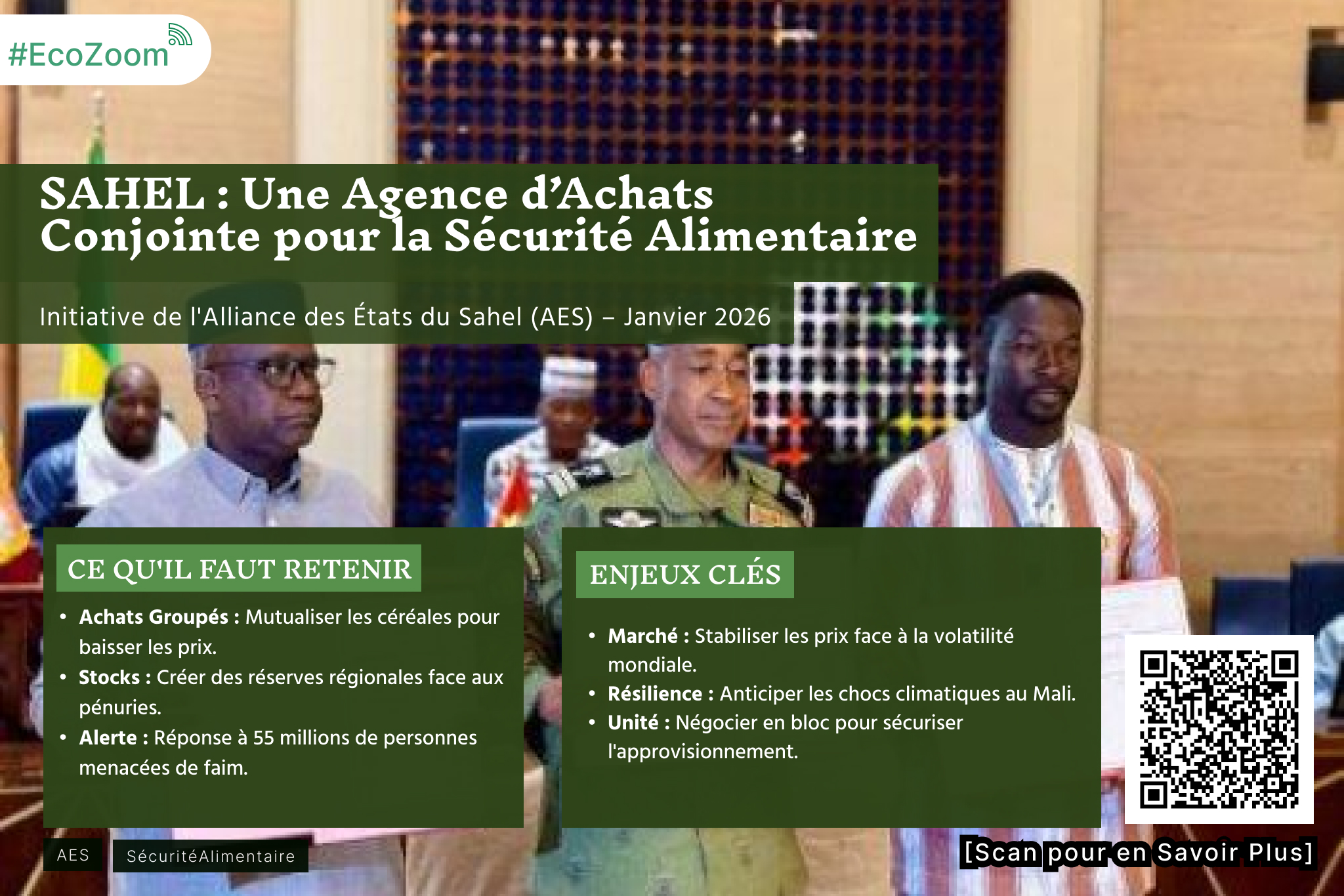 Sahel : vers une agence d’achats conjointe pour la sécurité alimentaire