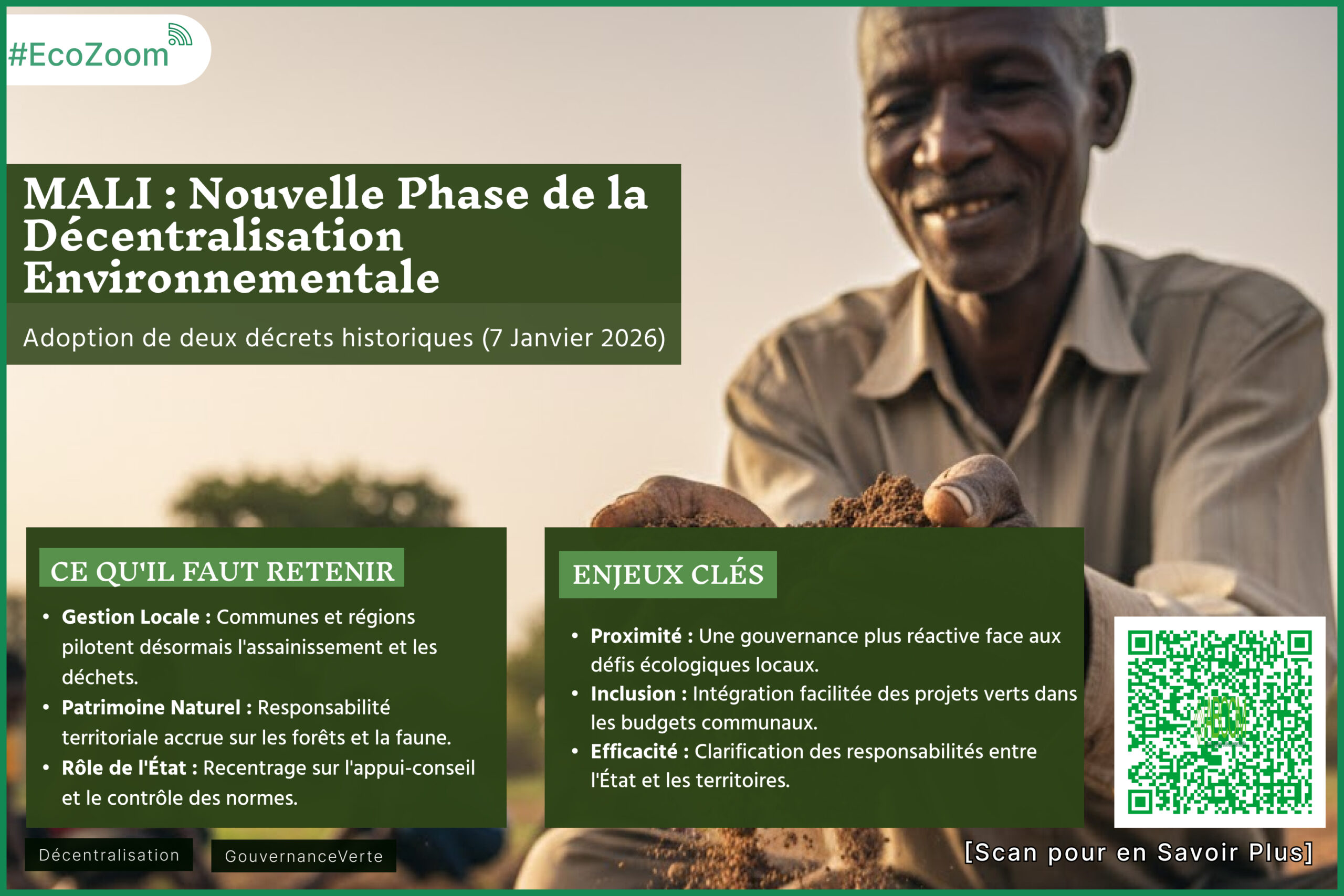 Mali : la décentralisation environnementale entre dans une nouvelle phase