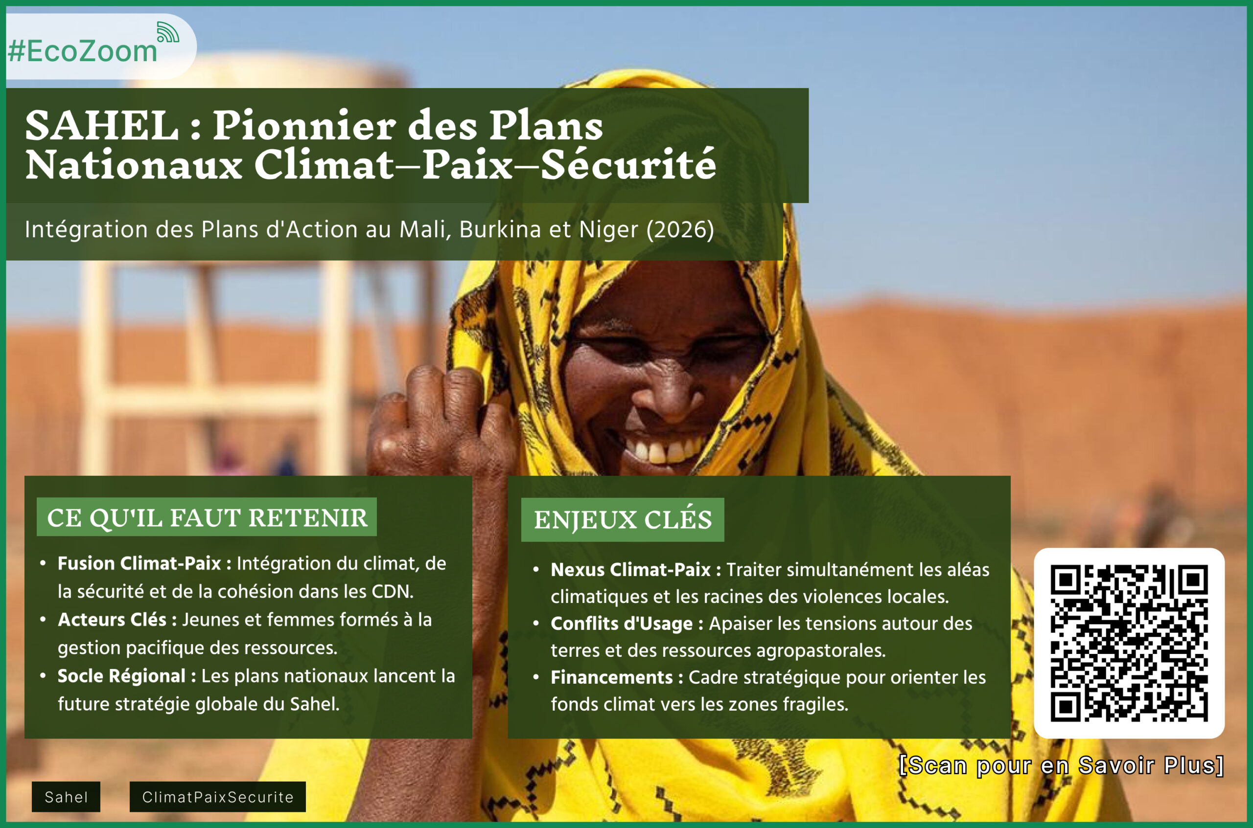 Sahel : quand climat, paix et sécurité se pensent ensemble