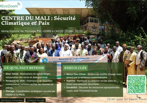 Centre du Mali : le projet Sécurité climatique et GDRN fait le bilan 2025 et trace les perspectives